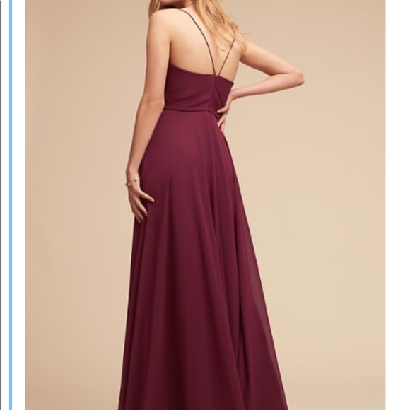 Jenny Yoo BHLDN Inesse dress black cherry - Picture 2 of 2